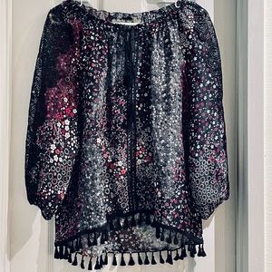 Elie  Tahari Summer Blouse M